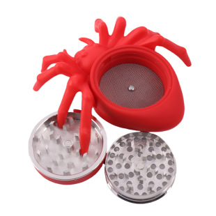 2025新款 Grinder 蜘蛛磨烟器卡马龙色异形四层大号蜘蛛金属研磨器