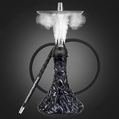 跨境Alpha阿帕奇不锈钢水烟单管水烟全套hookah shisha高端品礼盒