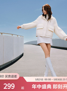 【爆款】波司登秋季短款轻薄鹅绒羽绒服外套保暖时尚廓形潮流黑色
