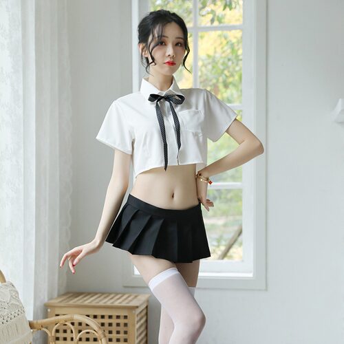 内衣夜店女装清纯可爱分体装性感水手服制服诱人