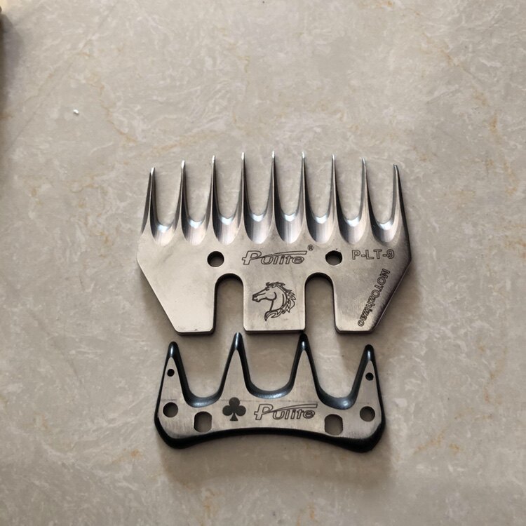 马头pulite普利特电动羊毛剪羊毛推子剪羊毛机通用9齿13齿刀片