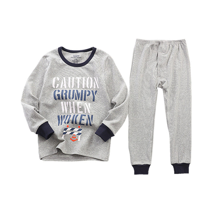 BOYS UNDERWEAR SET COTTON AUTUMN CLOTHES AUTUMN PANTS BASE SHIRTS CHILDRENS BABY LOUNGEWEAR THIN LONG-SLEEVED T-SHIRTS TROUSERS