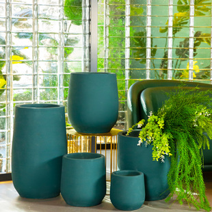 景德镇加仑盆加厚超透气控根月季陶瓷花盆阳台大口径花盆清仓特价