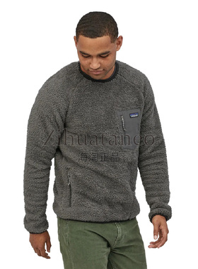 patagonia巴塔哥尼亚Los Gatos日常休闲保暖透气圆领套头抓绒衣男