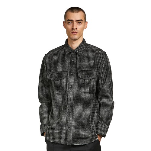 FILSON尖领长袖美式羊毛衬衫男