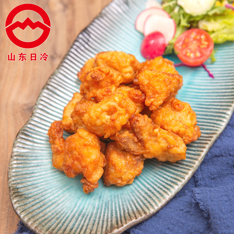 山东日冷香酥鸡块日式唐扬冷冻半成品鸡米花盐酥鸡块小吃500g/袋