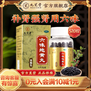 九芝堂六味地黄地丸大丸720丸头晕耳鸣腰肾阴虚补旗舰店滋阴补肾