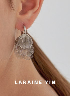 LARAINE YIN镂空蝶翼流苏耳环女 小众高级感独特设计精致七夕耳饰