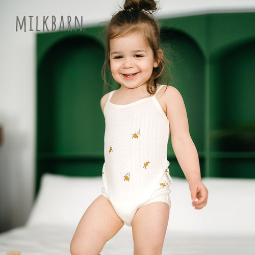 Milkbarn婴幼儿吊带包屁衣