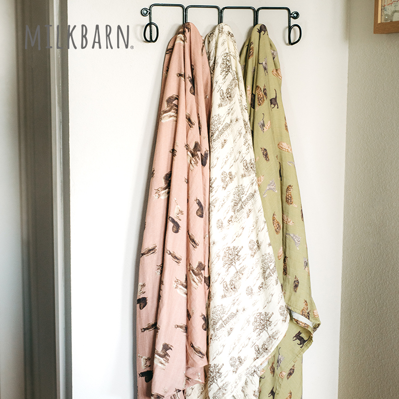 Milkbarn婴儿超柔软宝宝抱被