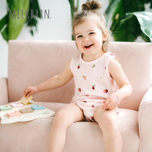 Milkbarn婴幼儿背心包屁衣