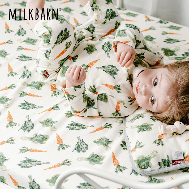 Milkbarn宝宝床笠婴儿床罩