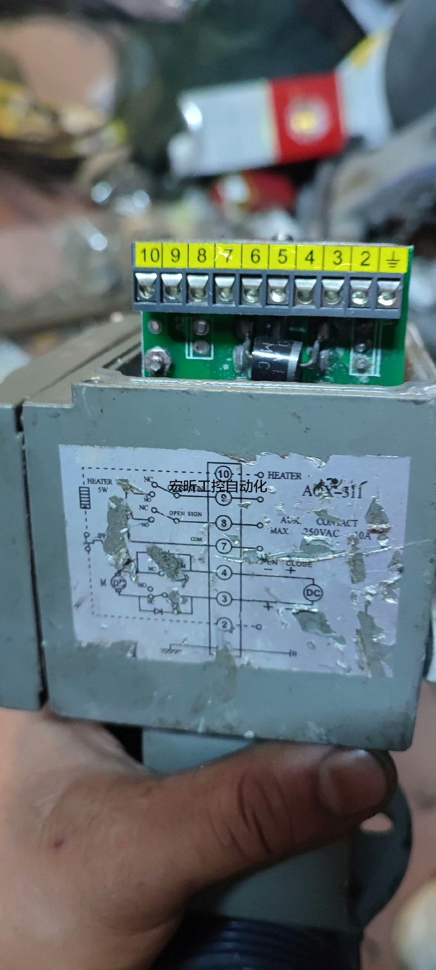 电动执行器型号-R-003拆机。不懂测试，当配议价