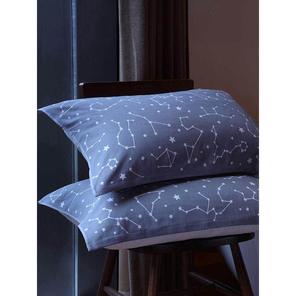 毛毛雨枕头巾纯棉一对装防滑不脱落单人高档欧式纱布枕头枕巾