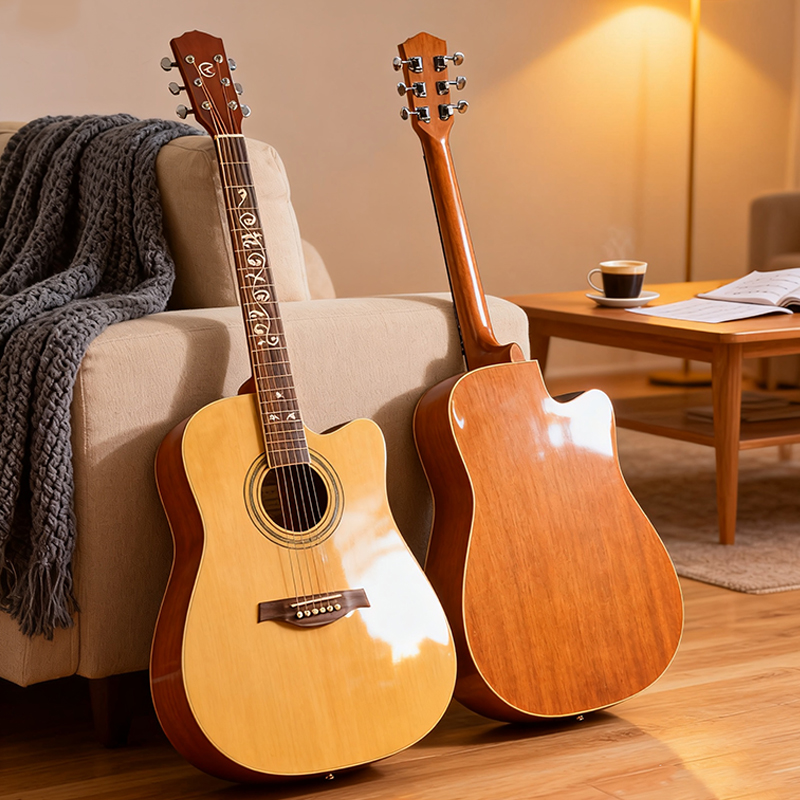 单板木吉他40寸41寸初学者正品吉它学生男女入门民谣吉他清仓处理