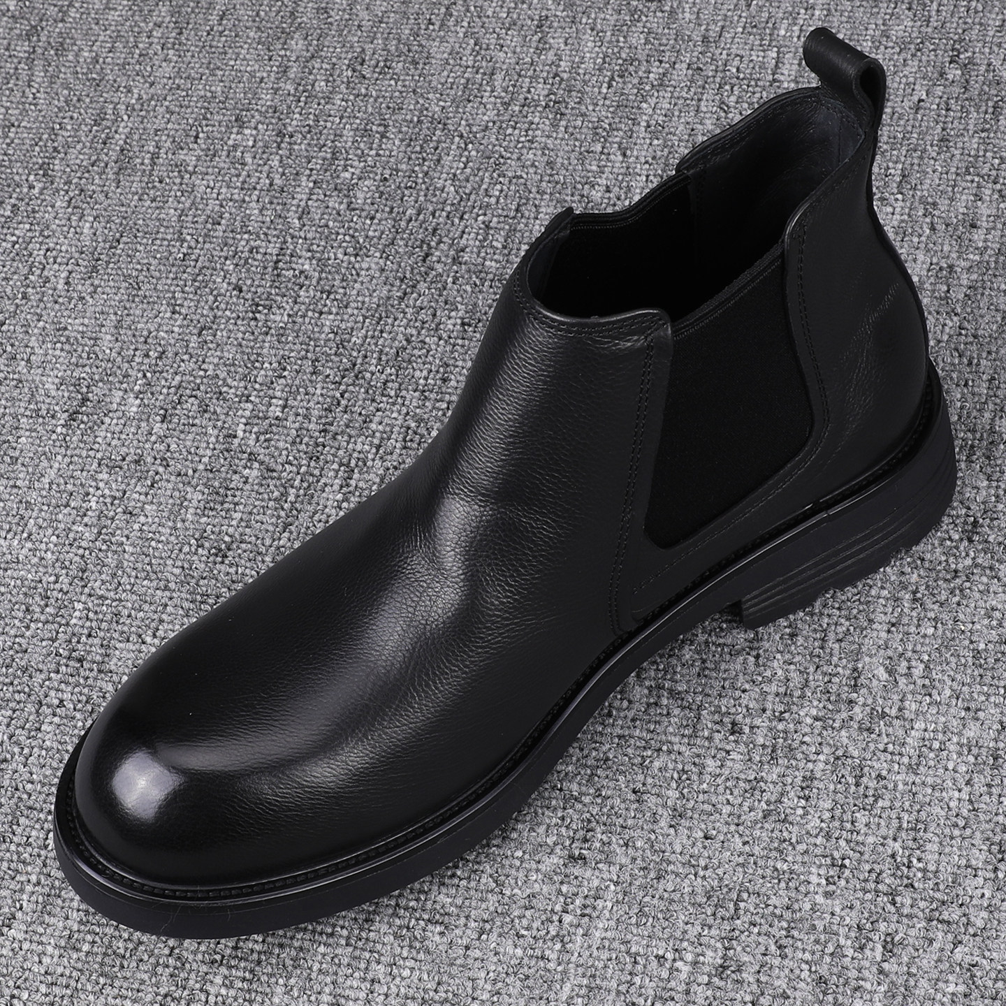 2025新款高帮皮鞋男款马丁靴真皮软底切尔西短靴日常头层牛皮男鞋