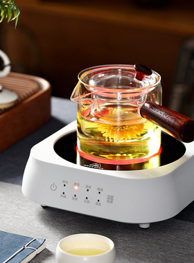 电陶炉煮茶器迷你煮茶炉烧水蒸煮茶保温多功能家用玻璃茶壶