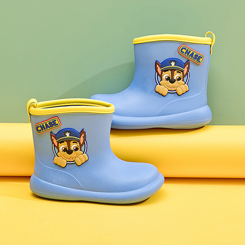 汪汪隊卡通兒童雨鞋防滑軟底