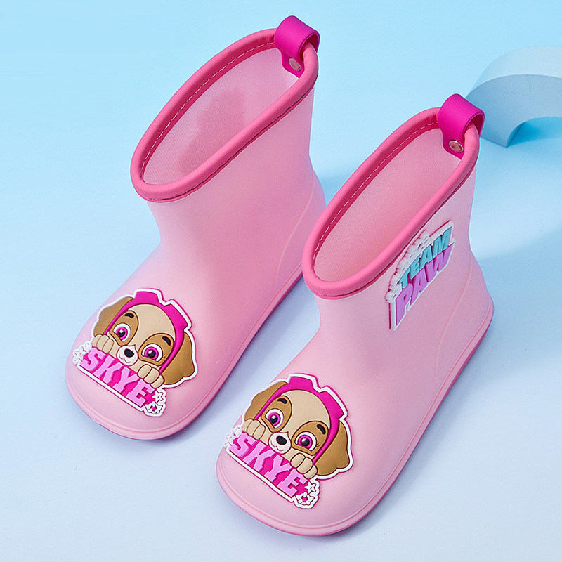 EVA汪汪队儿童雨鞋男童女童雨靴防滑新款可爱宝宝卡通防水鞋软底