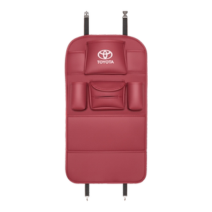 丰田雷凌卡罗拉座椅防踢垫凯美瑞亚洲龙车载椅背收纳袋内饰改装件