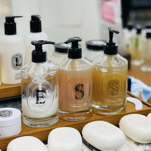 现货 Diptyque/蒂普提克丝绒蜡菊保湿护手乳玻璃瓶橄榄磨砂洗手液