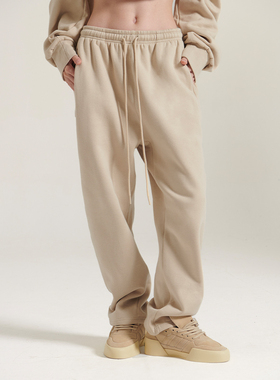 【吉杰推荐】innersect宽松直筒针织长裤男女同款系带休闲裤潮牌