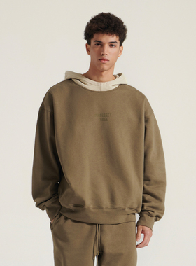 【吉杰推荐】INNERSECT拼色连帽卫衣男潮牌帽衫美式外套男女同款