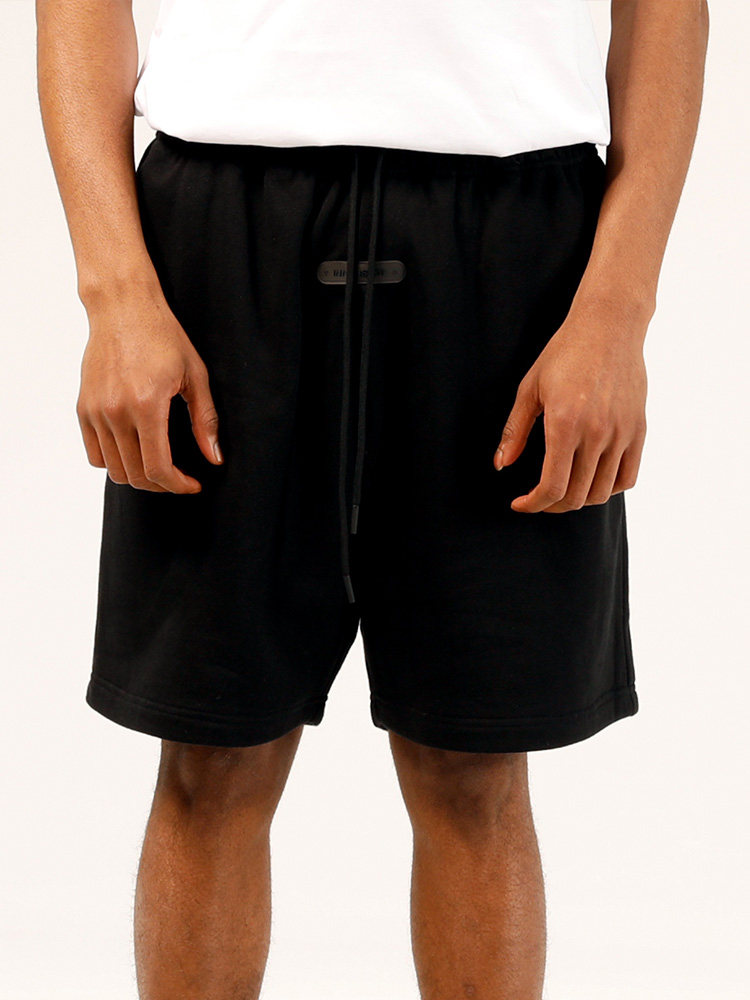 INNERSECT 니트 캐주얼 루즈 반바지 여름 2024 새로운 단색 레이스 업 아메리칸 스트리트 팬츠 트렌드