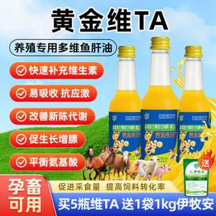 黄金维TA养殖专用多维鱼肝油促生长增肥易吸收抗应激饲料添加剂
