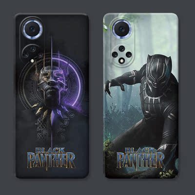 个性黑豹适用华为nova10手机壳12/11ultra简约9创意8se活力版7pro油画6男生5z女款4e软3i小众2splus