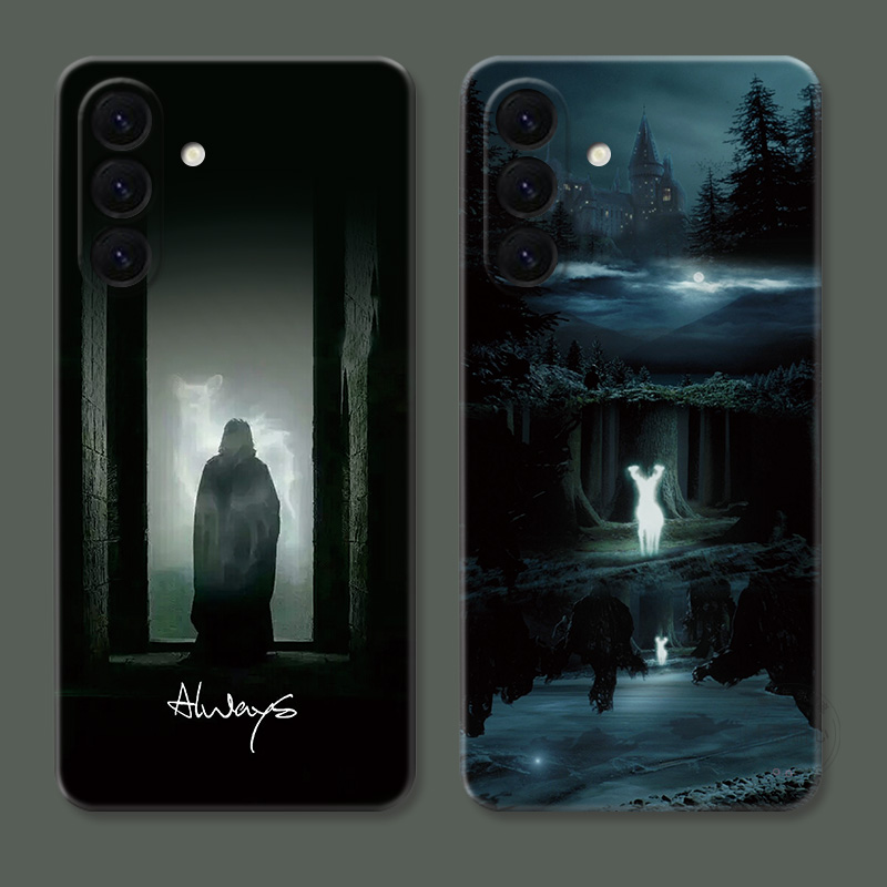 斯内普神鹿适用三星A56手机壳A73A72A71A70A55A54A53A52A36A35A34A33A26a25A16个性哈利波特创意简约女款软