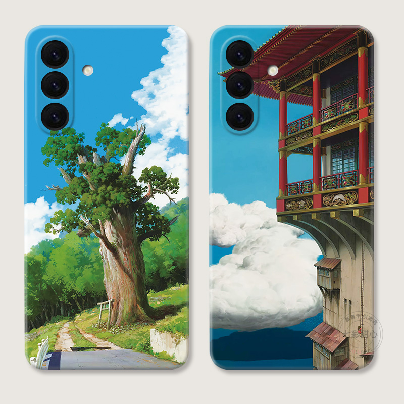 千与千寻适用三星A56手机壳A73A72A71A70A55A54A53A52A36A35A34A33A26a25A16A15二次元动漫可爱小清新女款软