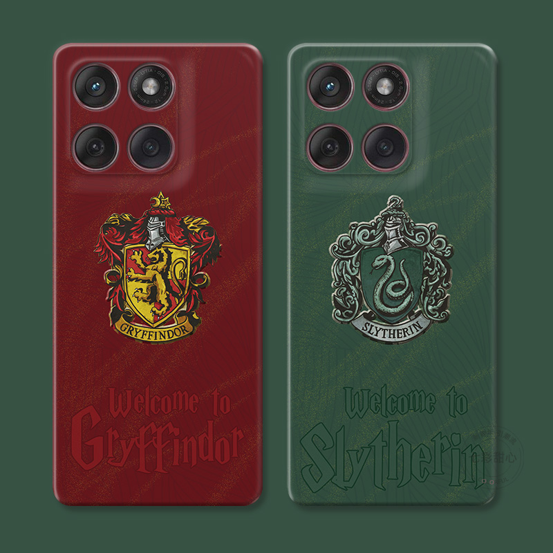 蛇院适用摩托罗拉edge60pro手机壳50/40/S30/G86G85G84G75G56G55G54斯莱特林哈利波特动漫个性创意女款防摔软