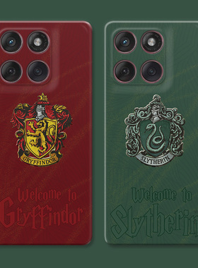 蛇院适用摩托罗拉edge60pro手机壳50/40/S30/G86G85G84G75G56G55G54斯莱特林哈利波特动漫个性创意女款防摔软