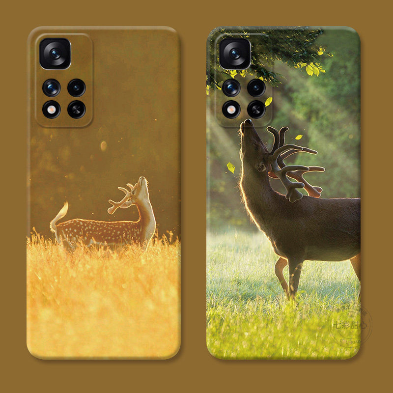 小清新麋鹿适用小米红米note12手机壳11t/10/9/8/7pro+可爱文艺复古女款5/4探索版迷你软,3C数码配件,手机保护套/壳,淘宝优惠券,粉丝福利购,淘宝优惠卷