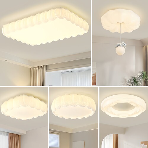 2026年新款羽毛奶油风中山灯具