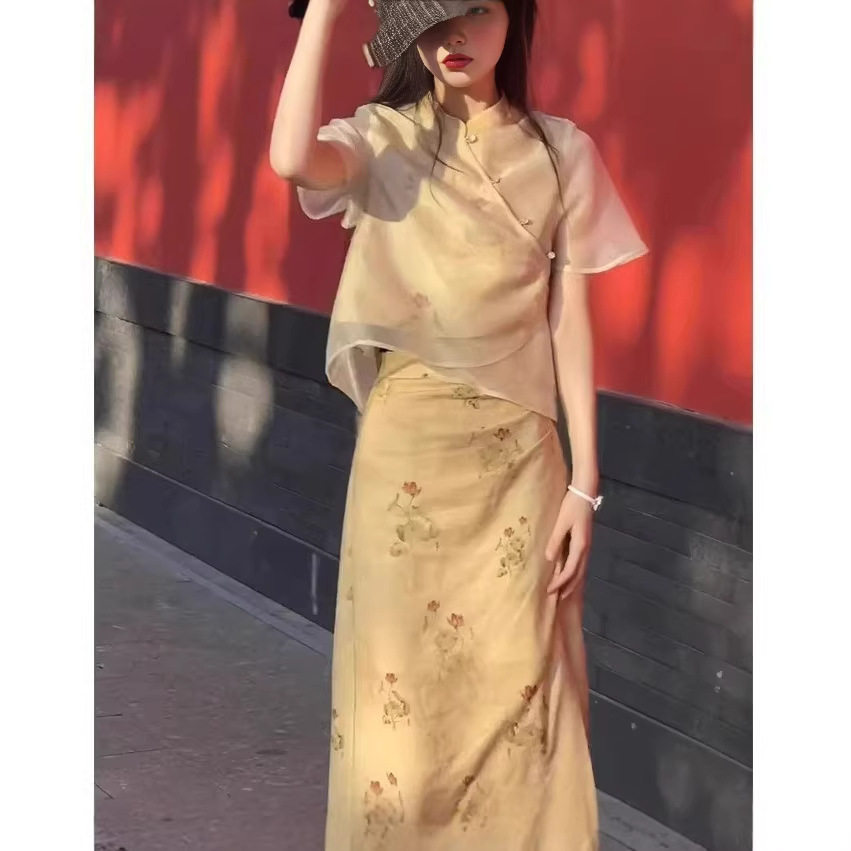 新中式国风套装旗袍女装裙子2026新款平时可穿礼服穿搭夏季高级感