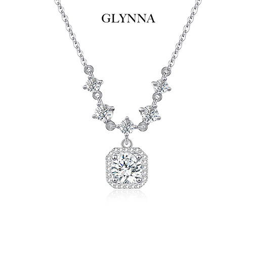 纯银轻奢小众高级感毛衣链简约百搭锆石项链女送妈妈礼物新款爆款