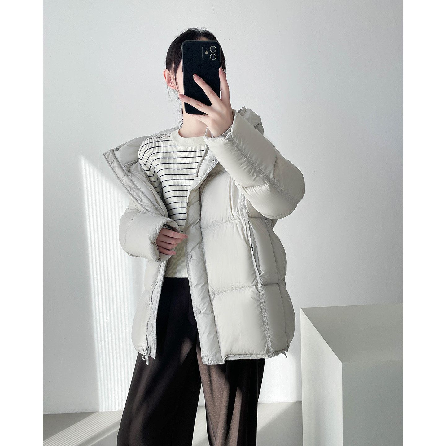 90白鸭绒短款羽绒服赠送运费险