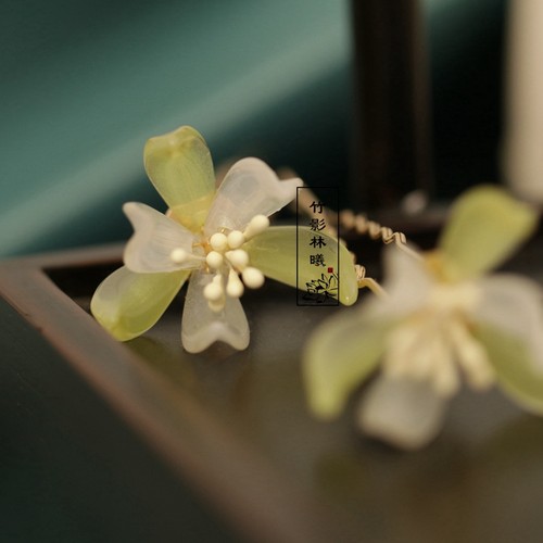 簪子简约现代琉璃古风汉服头饰品