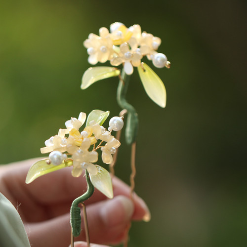 宋制折桂点缀头饰发簪簪子唐风