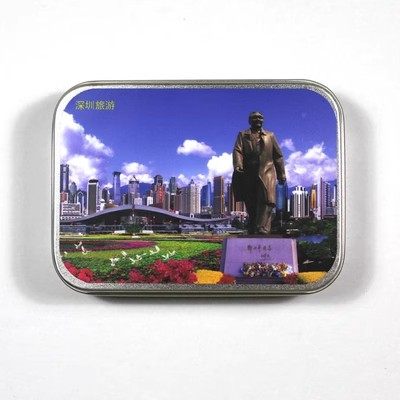 深圳旅游纪念铁盒景点磁贴冰箱贴