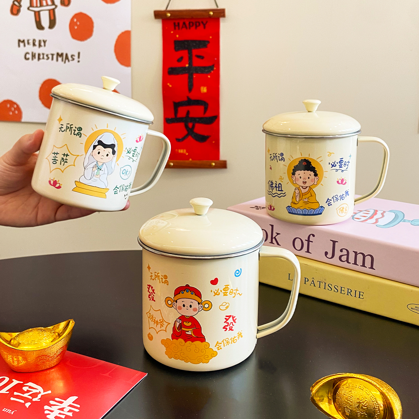 舍里可爱食品级不锈钢家用马克杯