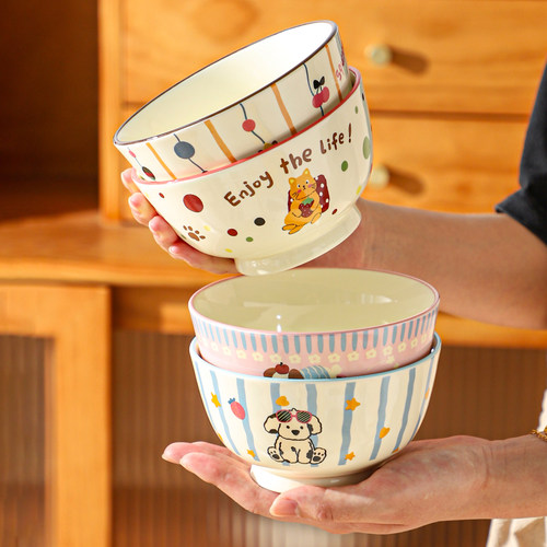 舍里耐高温防烫宝宝吃饭碗甜品碗