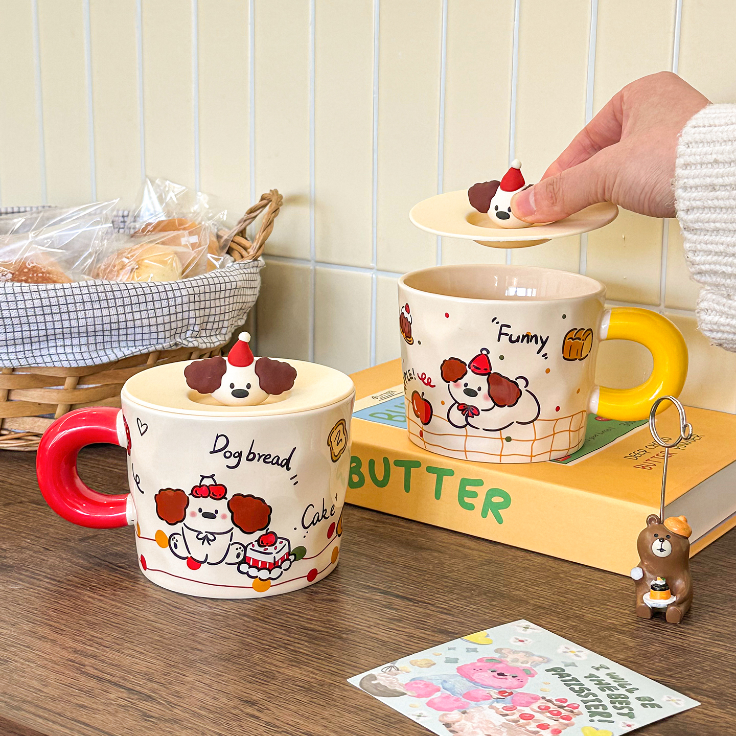 舍里软萌小狗马克杯办公室水杯