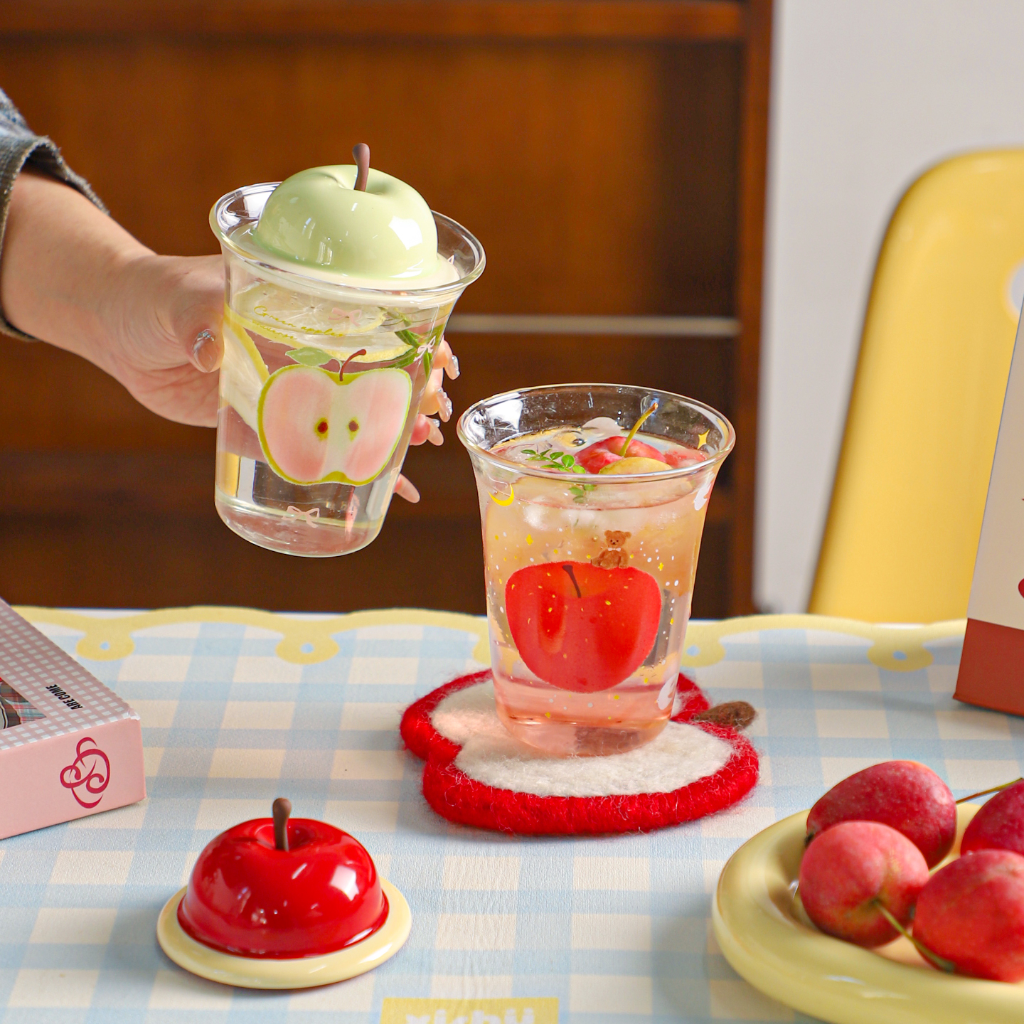 舍里耐冷耐热玻璃杯圣诞礼品实用