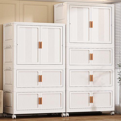 90特大免安装儿童衣柜可折叠宝宝衣服整理收纳柜零食储物柜收纳箱