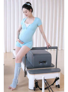 螺纹连体衣紧身显瘦速干运动训练瑜伽普拉提健身服孕妇瑜伽连体服