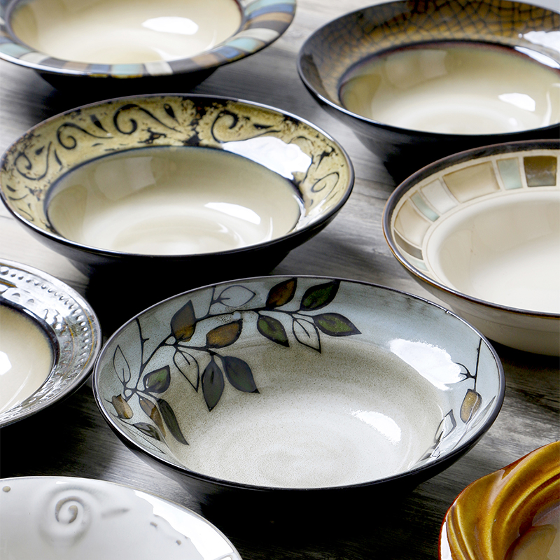 日式创意草帽盘菜盘子深具