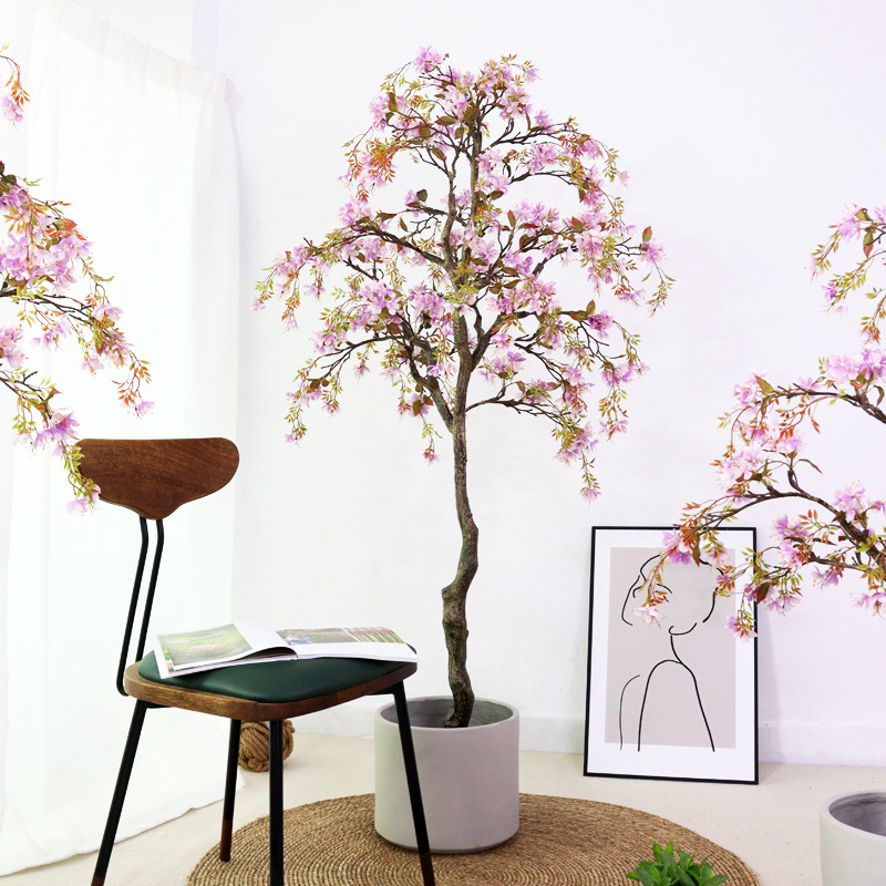 仿真梨花树海棠花树中式家居装饰